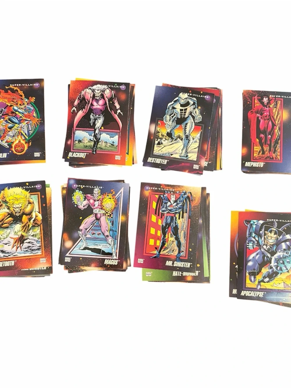 Lot 85 1992 Marvel Universe Series 3 Super Villain Trading Cards Some Doubles